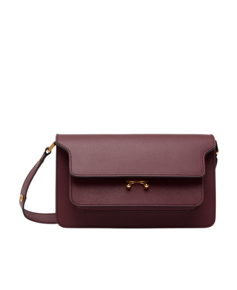 Marni East/west Trunk Crossbody Bag In Red