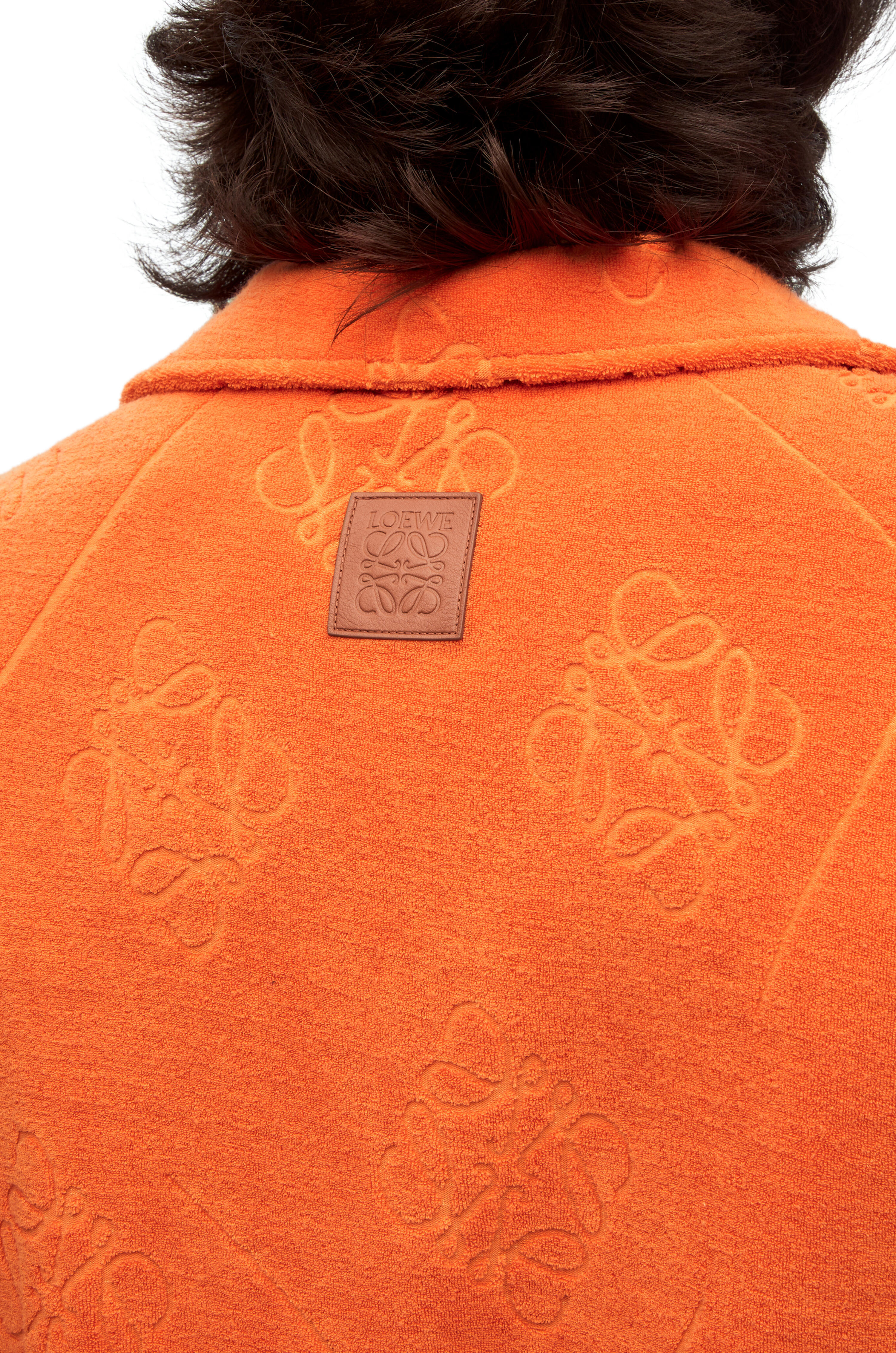 Loewe Anagram Jacquard Polo Top In Cotton