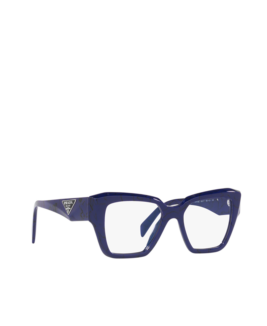 Prada Logo-plaque Glasses In White