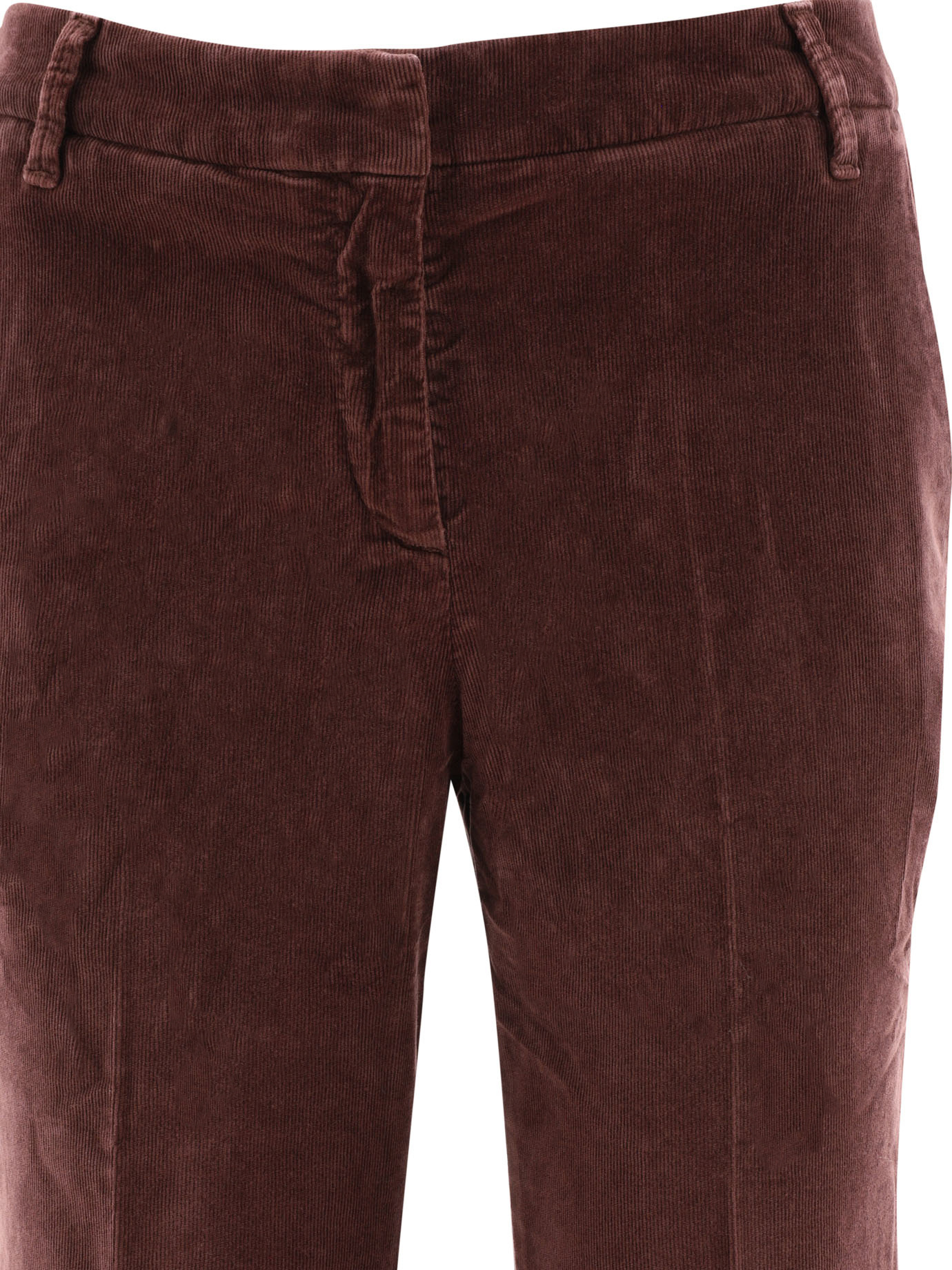 Jacob Cohen Selena Trousers Brown In Red