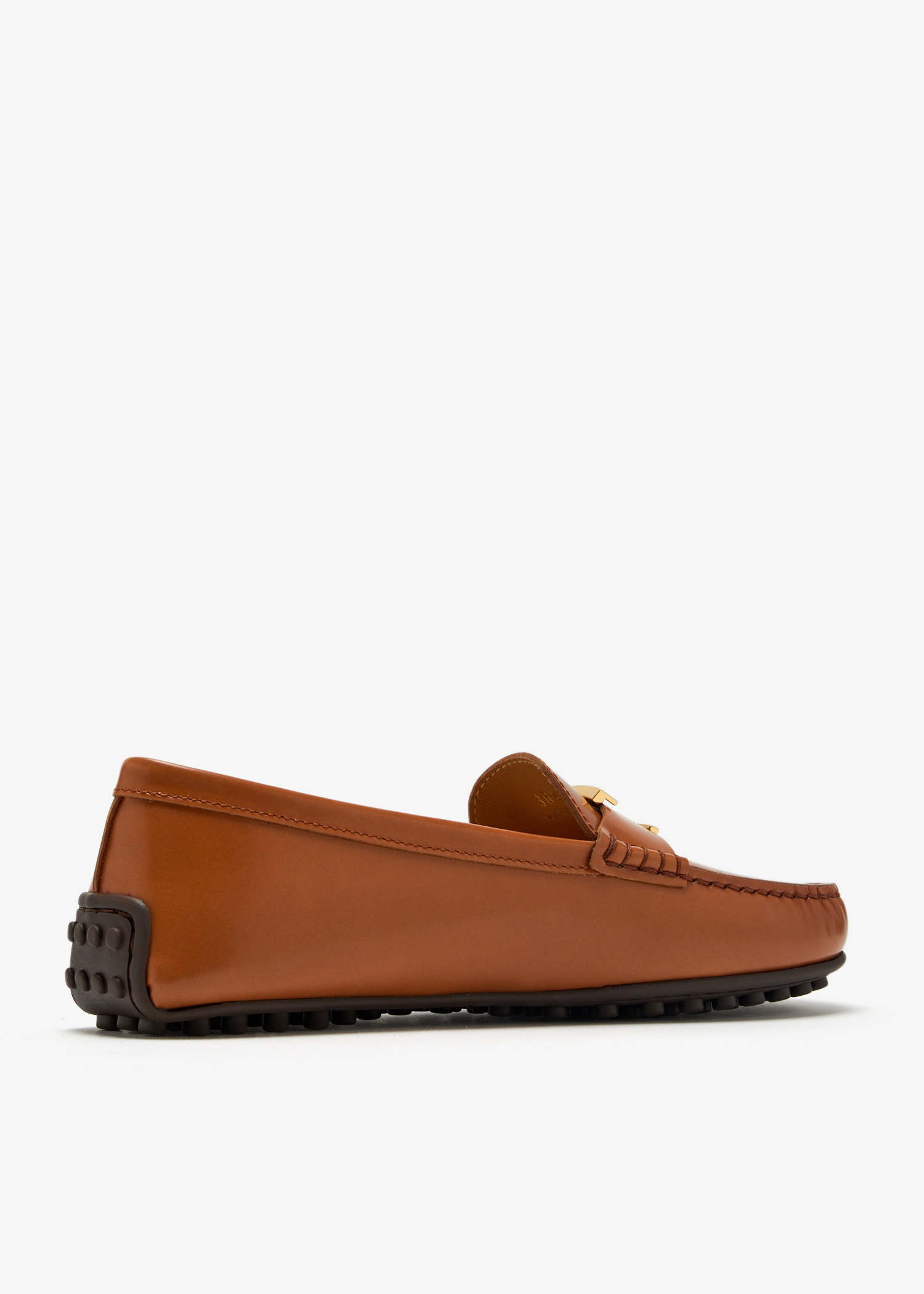 Tod's Round Toe Loafers In Brown