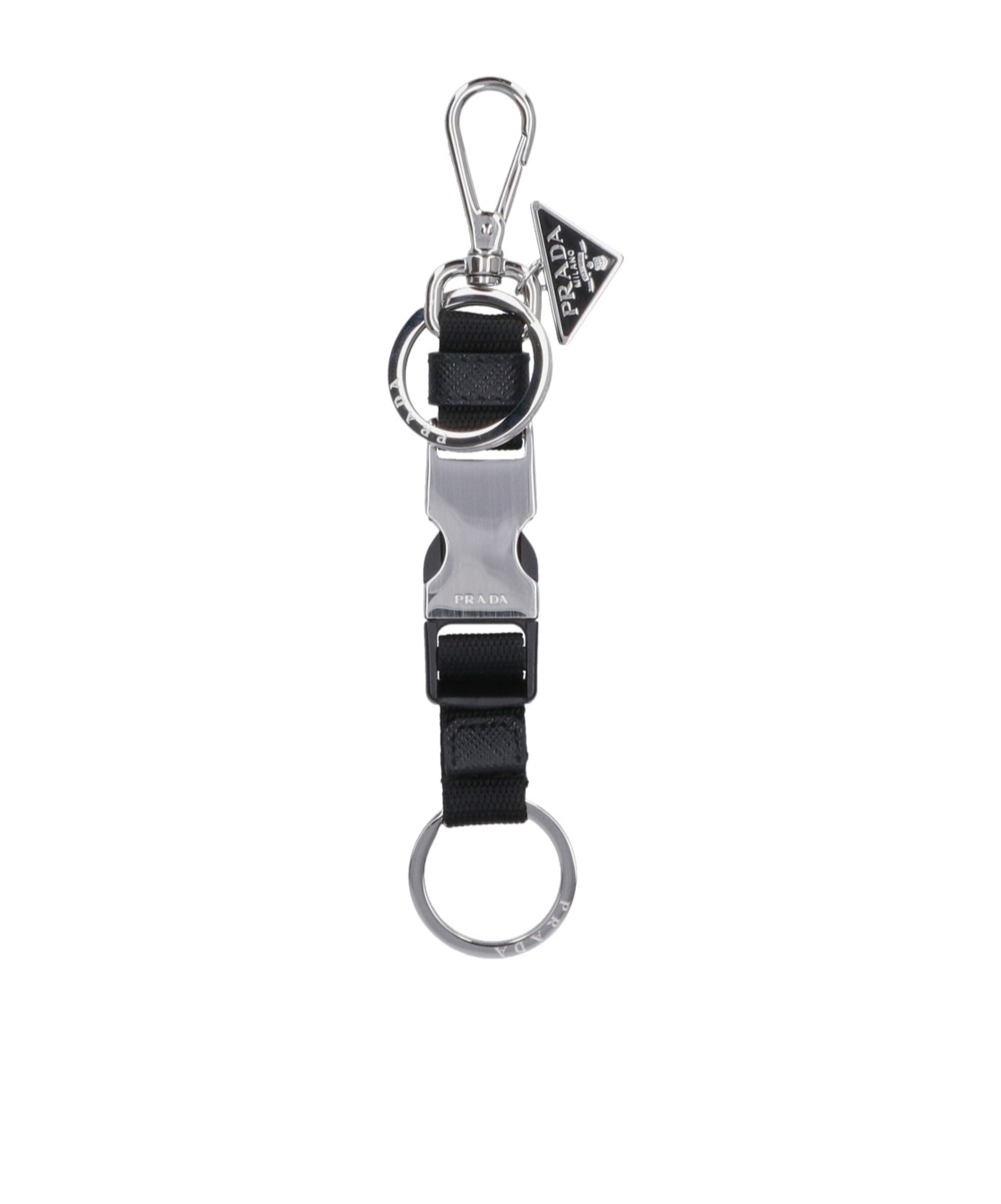 Prada Logo-engraved Keyring