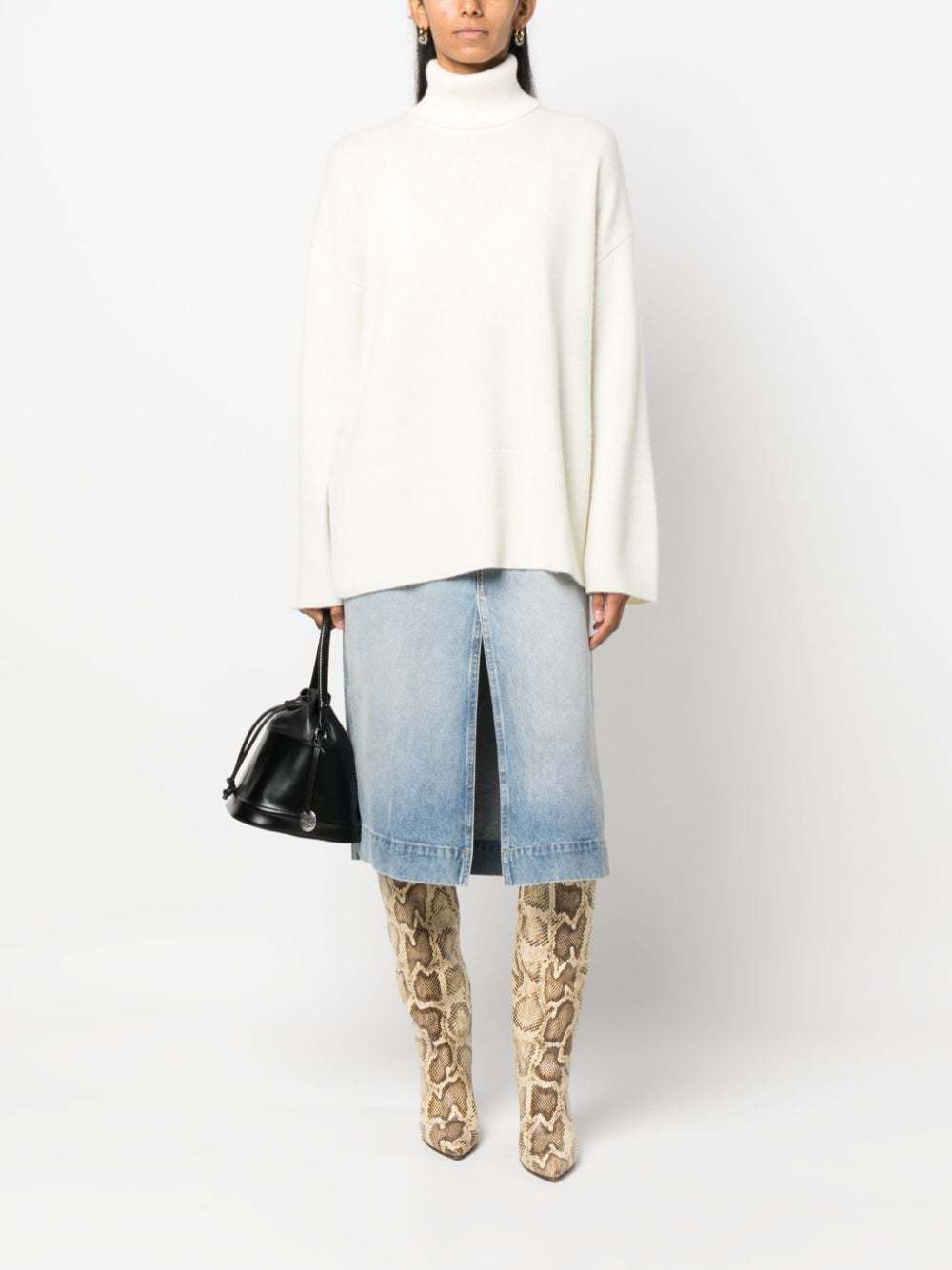 P.a.r.o.s.h Long-sleeved Sweater In White