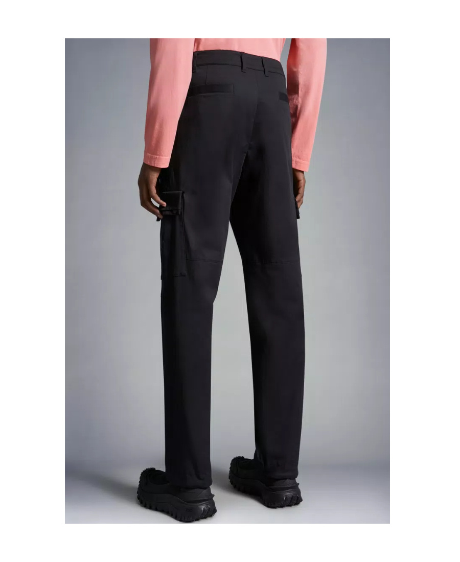 Moncler Straight-leg Cargo Trousers In Black