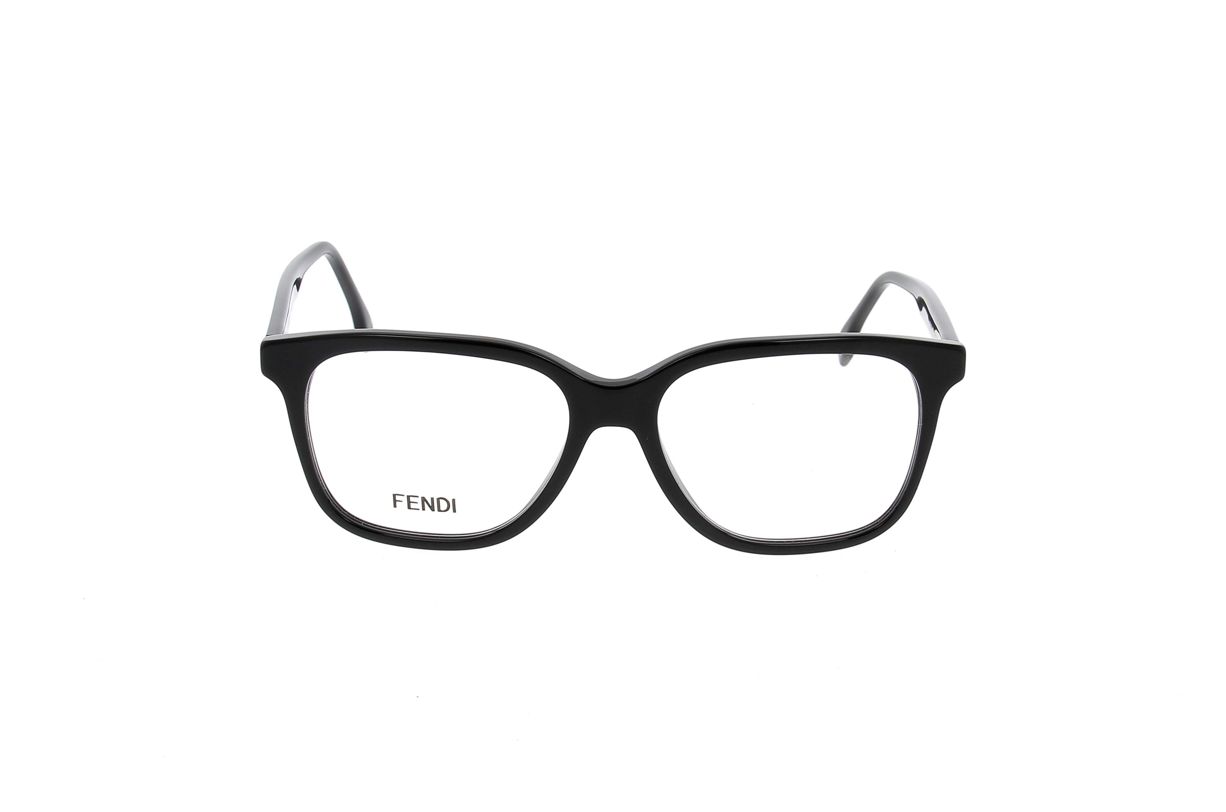 Fendi Eyewear Square Frame Glasses In White