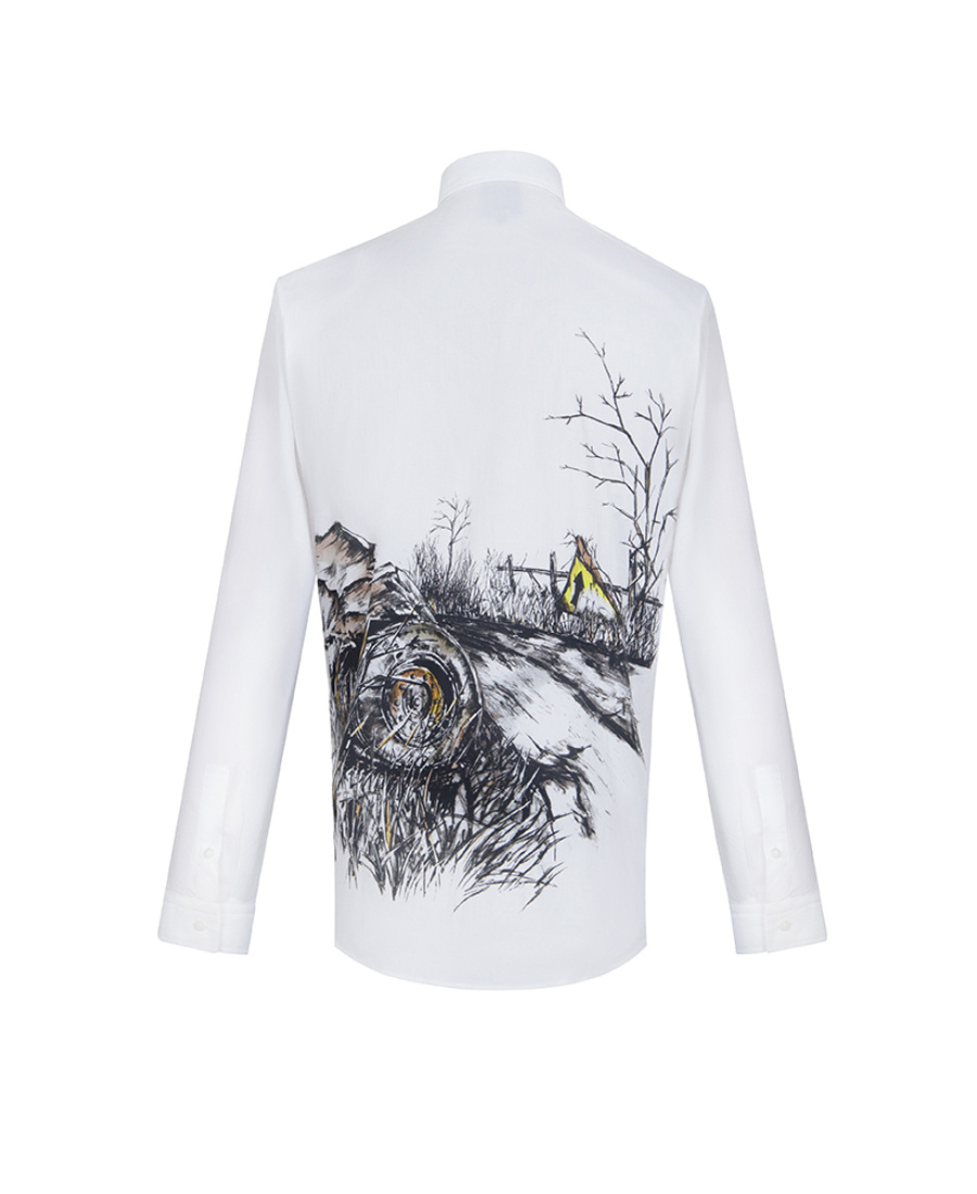 Mcq By Alexander Mcqueen Logo Shirt In White