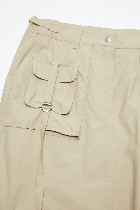 Acne Studios Cargo Skirt In Nude