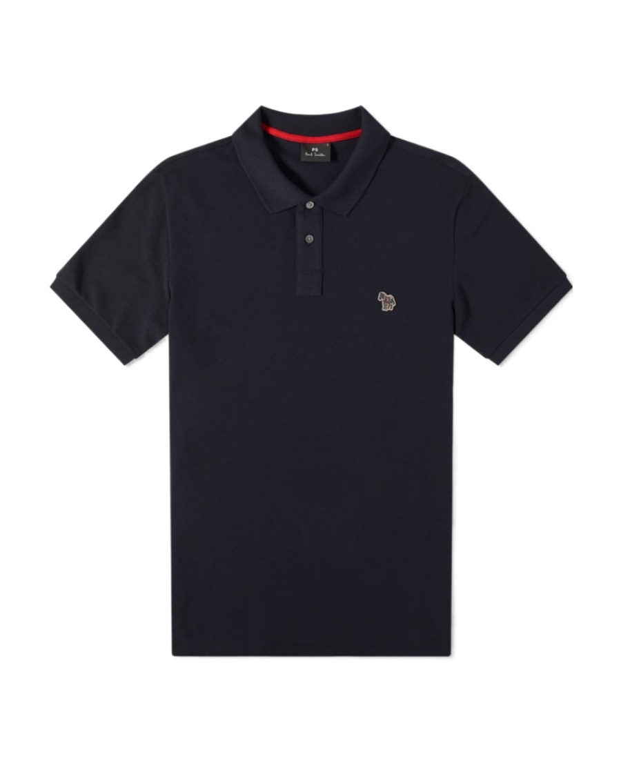 PAUL SMITH ZEBRA-MOTIF POLO SHIRT