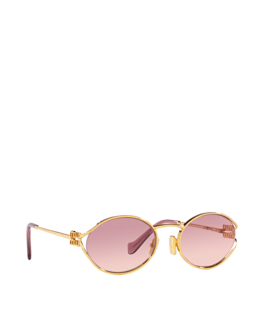 Miu Miu Logo Sunglasses In Pink