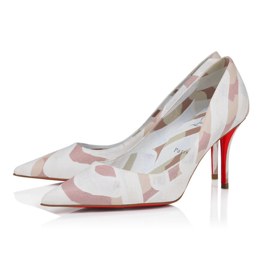 Christian Louboutin Pointed High Heels In White