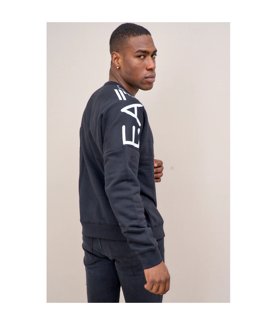 Ea7 Sports Sweater In Black