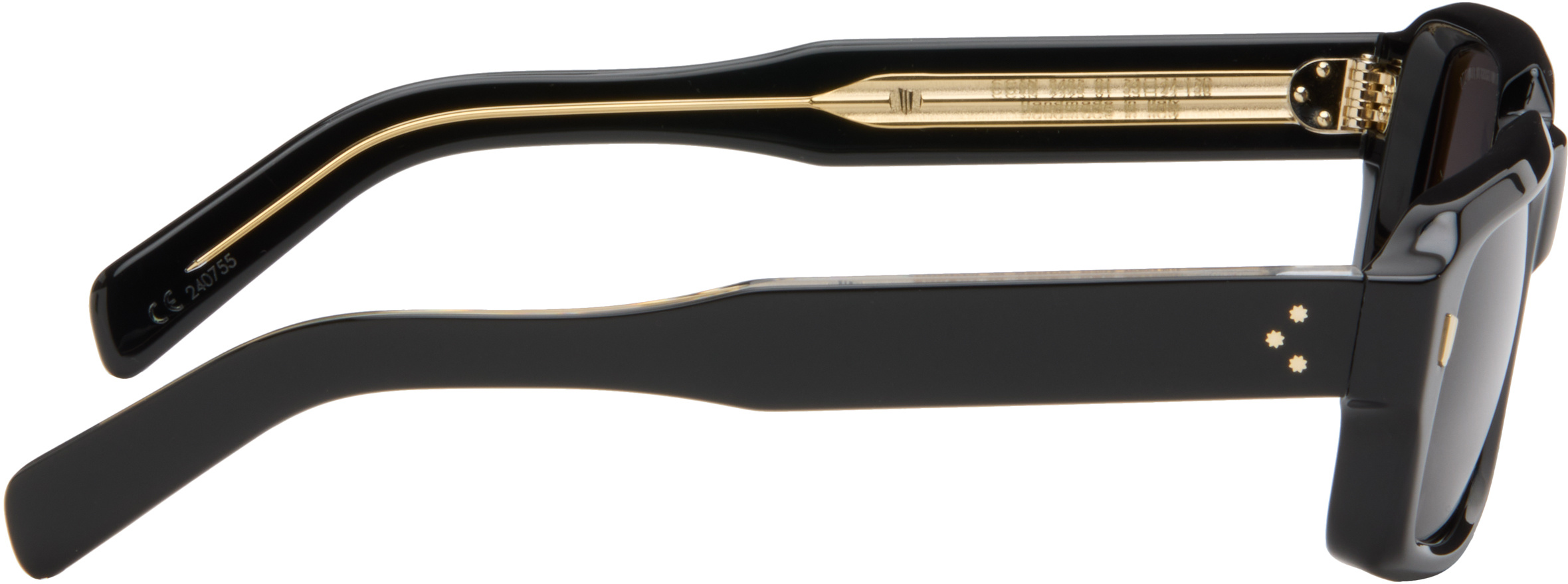 Cutler  Gross 9495 Rectangular Sunglasses In Black