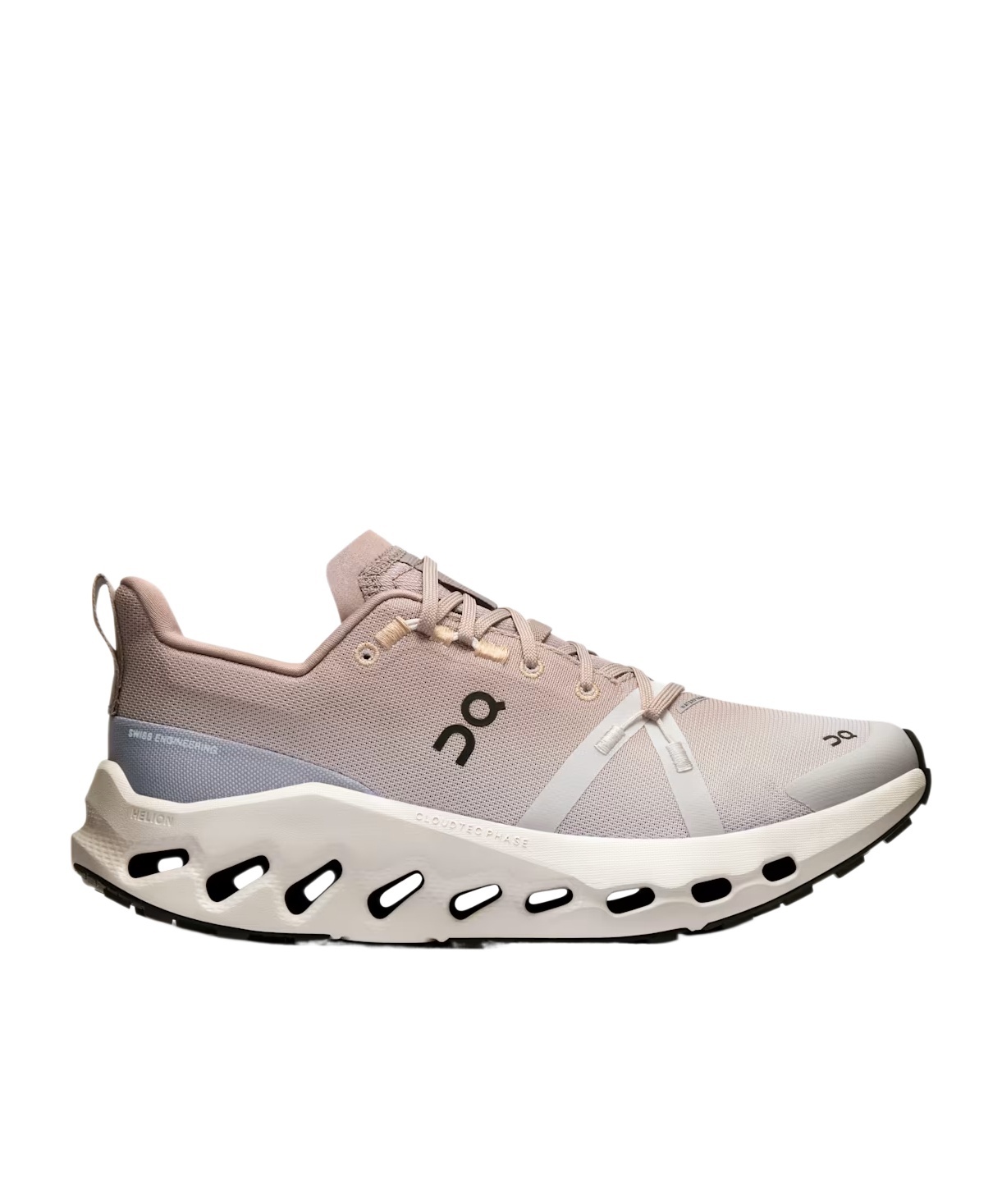 On Cloudsurfer Trail Waterproof Sneakers In White