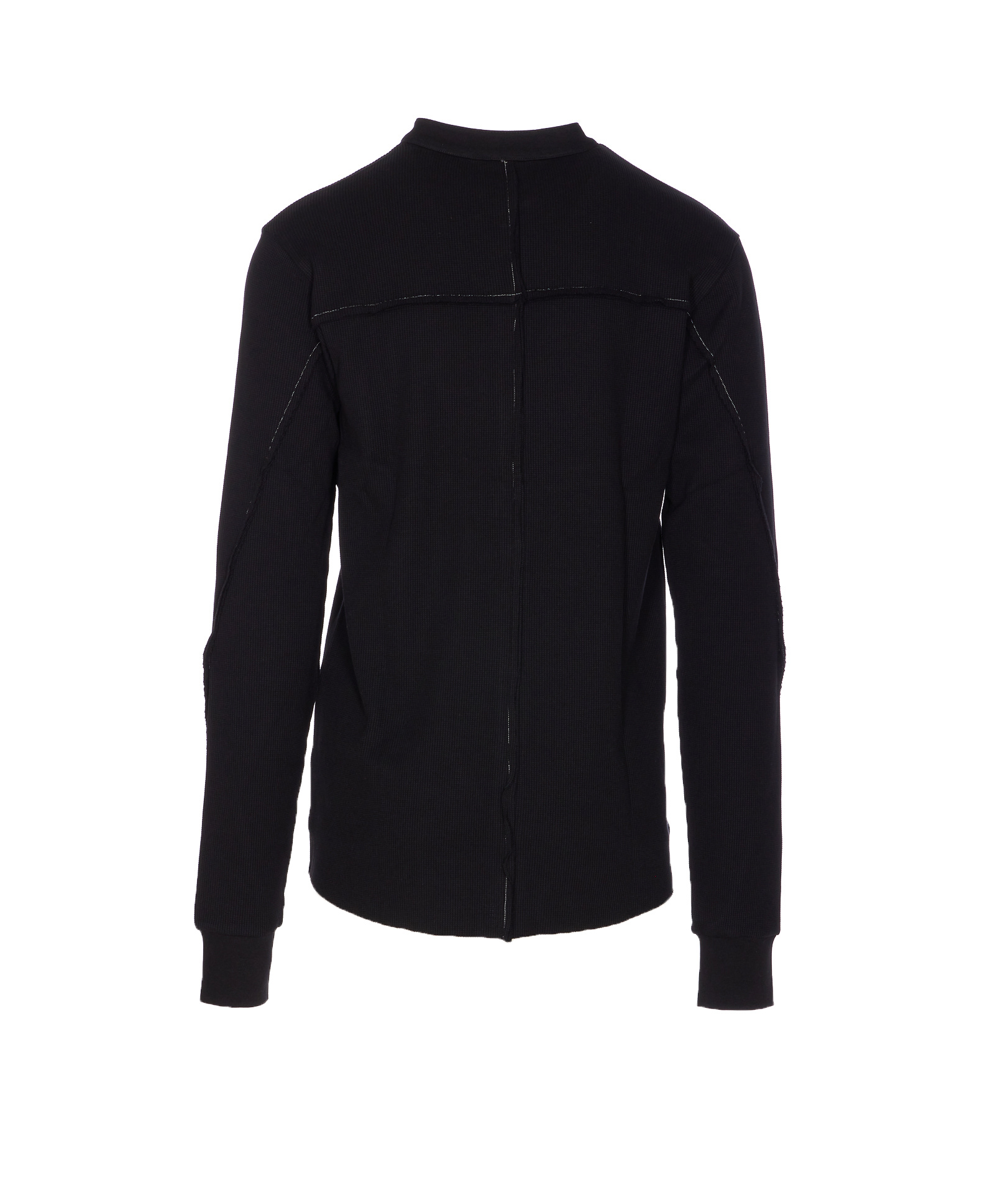 Thom Krom Buttoned Knitted Shirt In Black