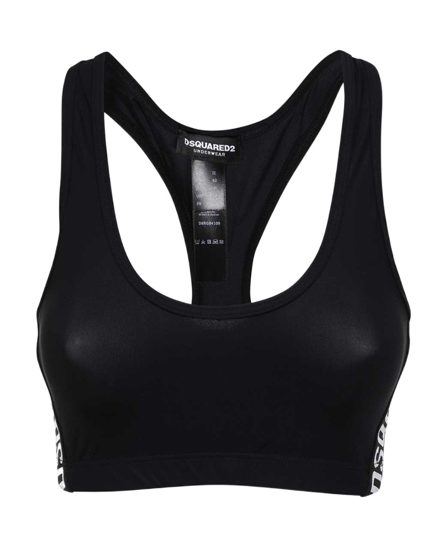 Dsquared2 Logo Bra In Black