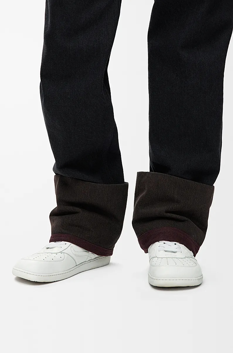 Loewe Jambo Sneakers In Soft Grained Calfskin In White