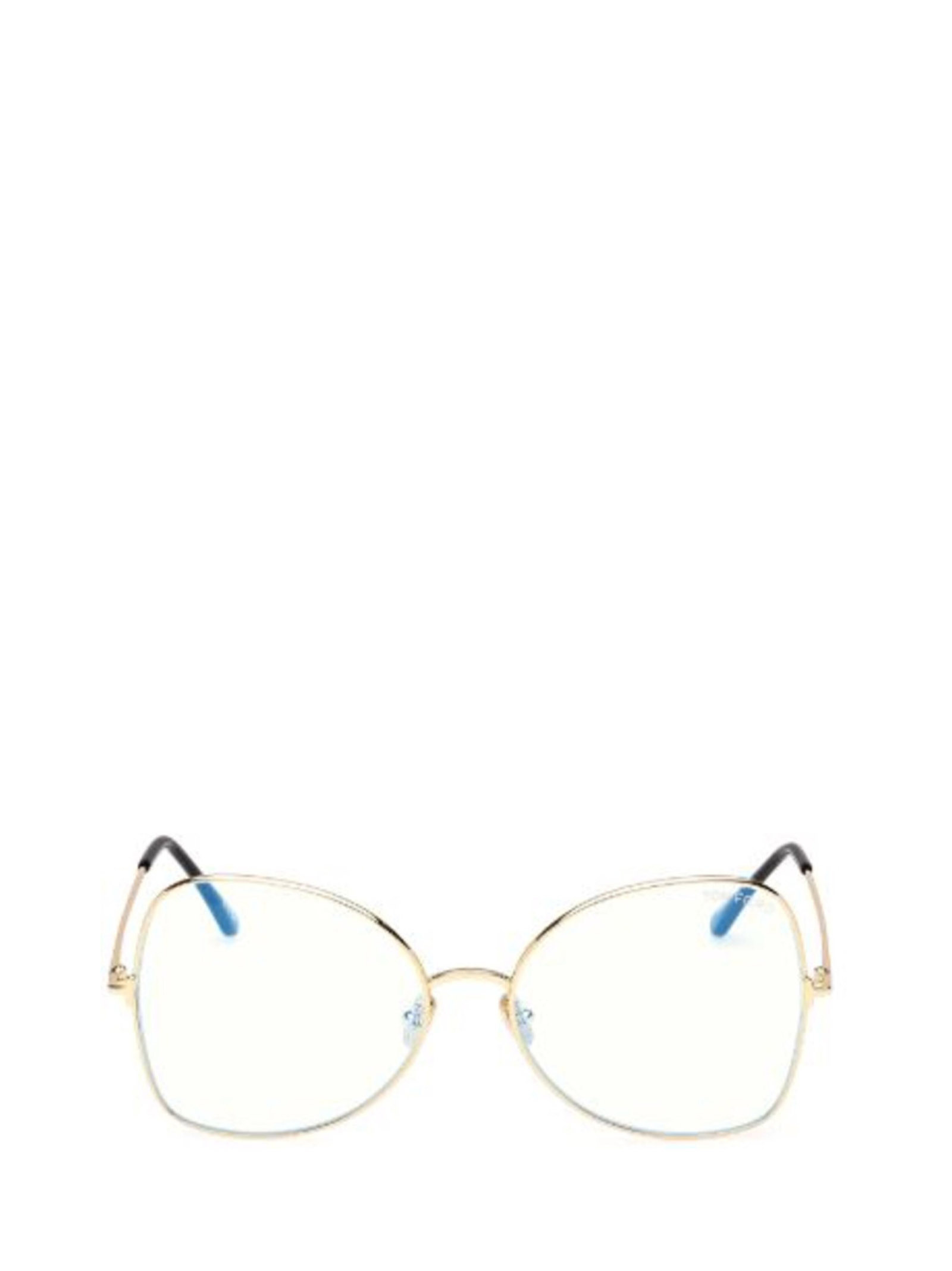 Tom Ford Eyewear Geometric Frame Glasses In White