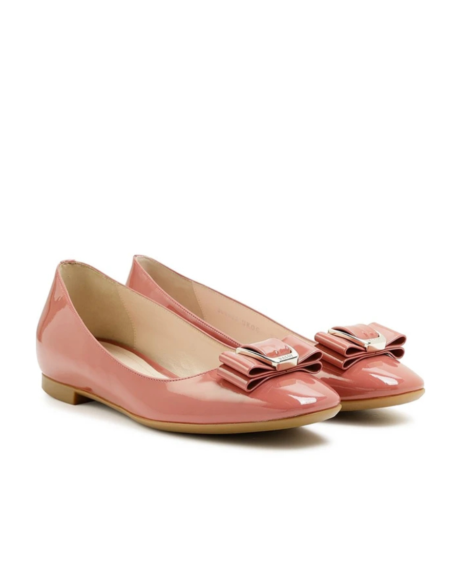 Bally Bow Tie Design To Wear Flat Shoes In Brown