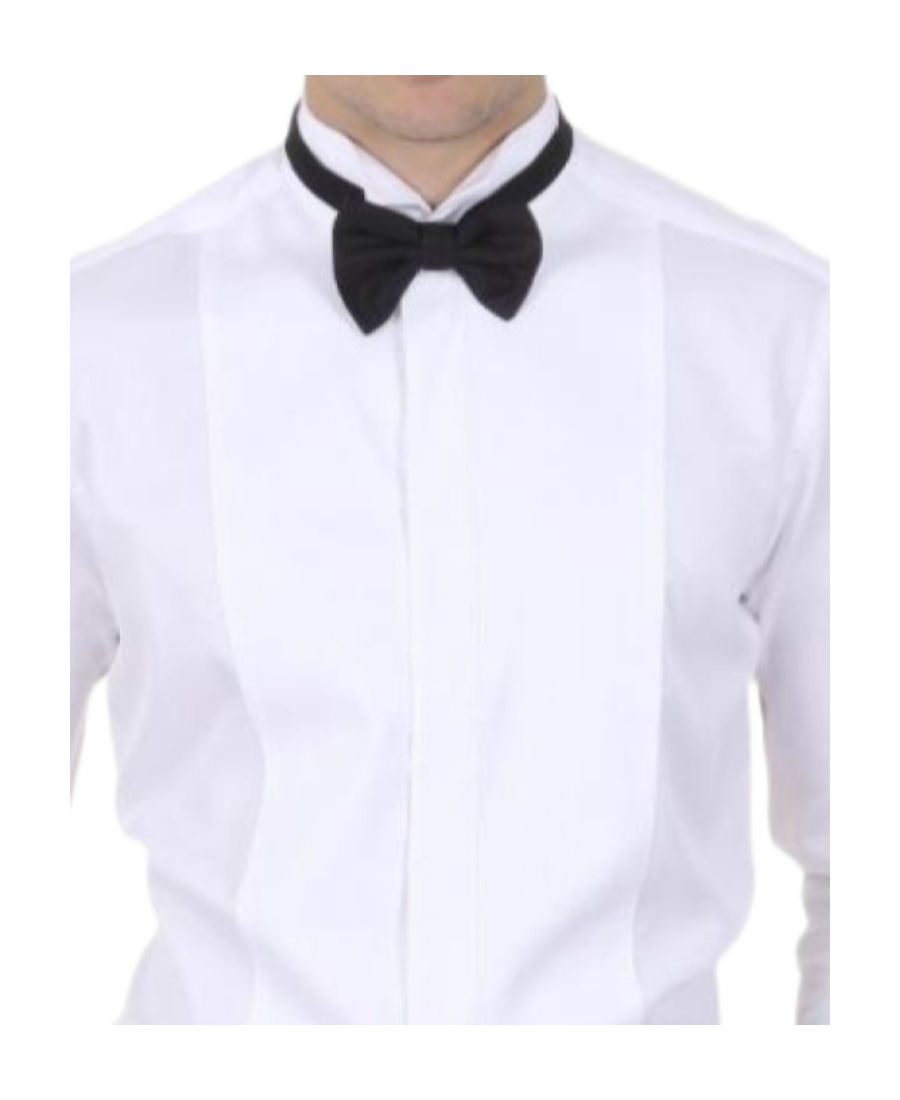 Armani Collezioni Cotton Long-sleeved Shirt In White