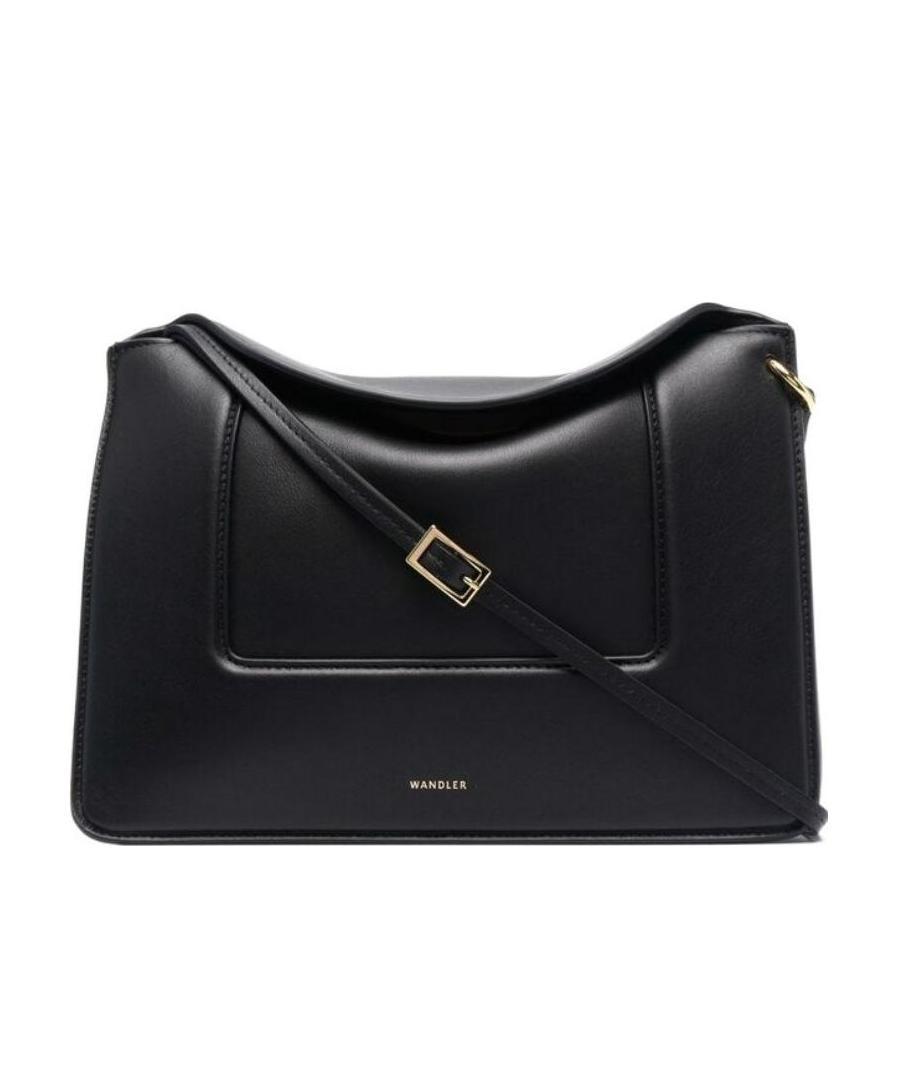 Wandler Penelope Leather Shoulder Bag In Black