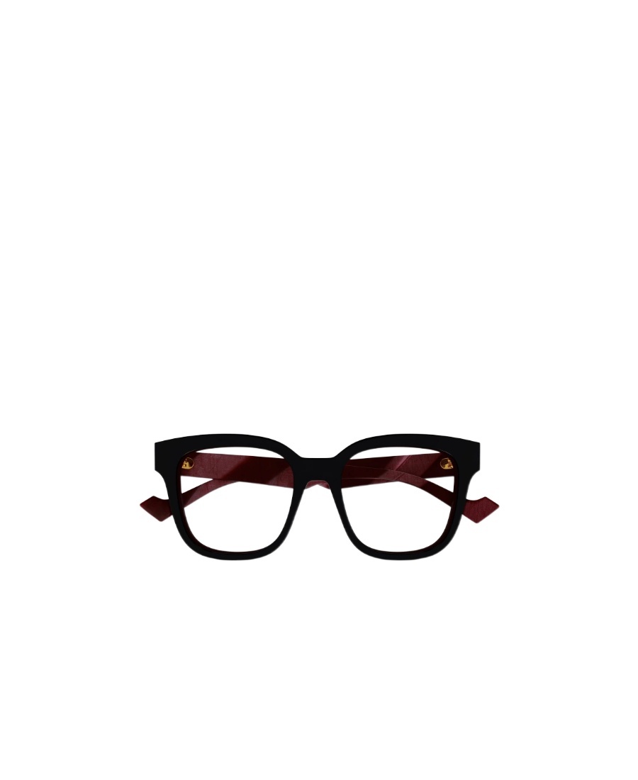 Gucci Gg0958o Linea Emblem 008 Black Burgundy Glasses