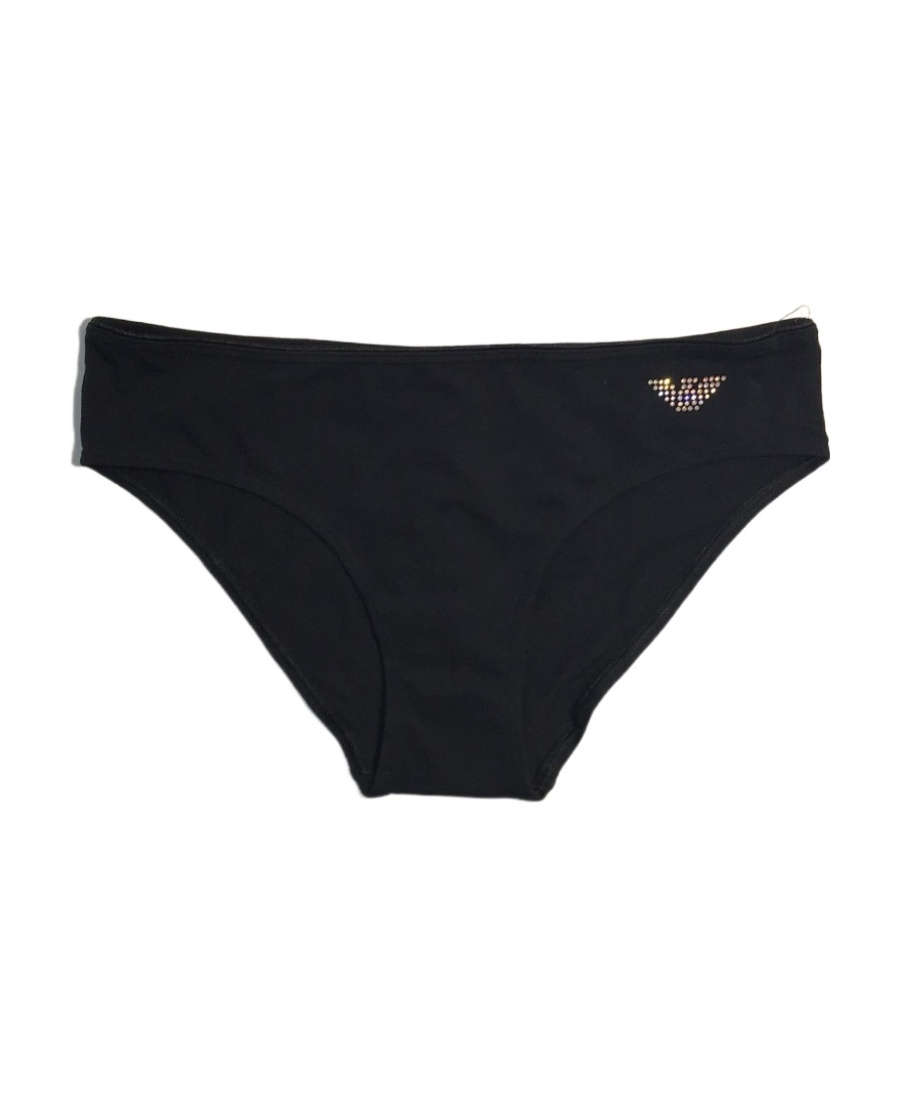 Emporio Armani Logo Logo Briefs In Black