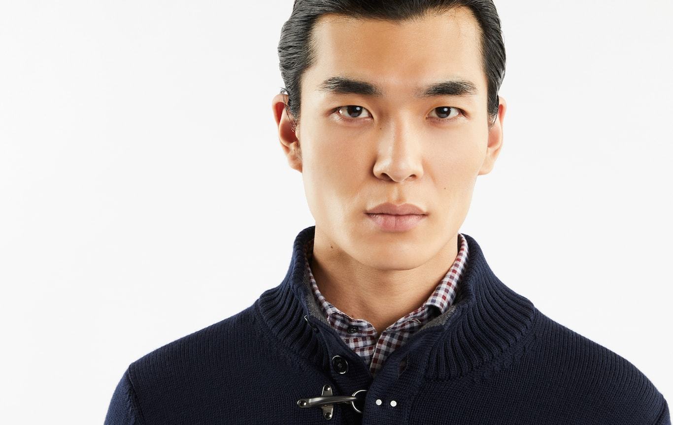 Fay Wool Turtleneck Sweater In Black