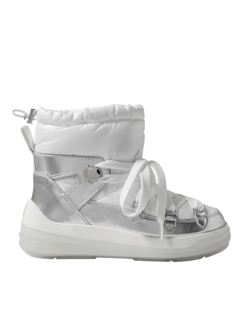 Moncler Insolux Snow Boots In Silver