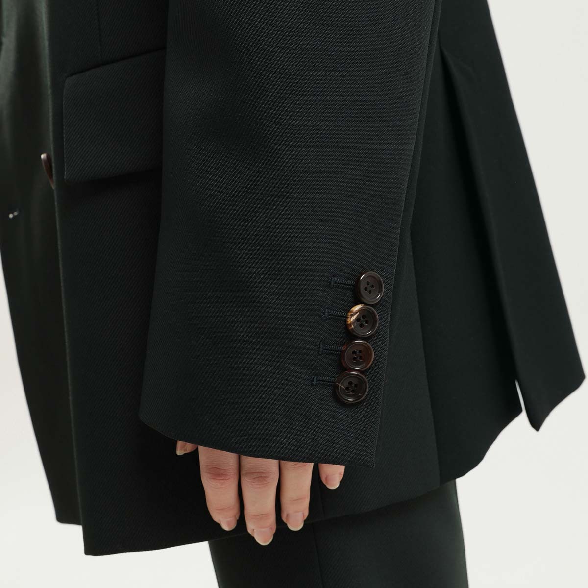 1989 Studio Double-breasted Blazer In Green