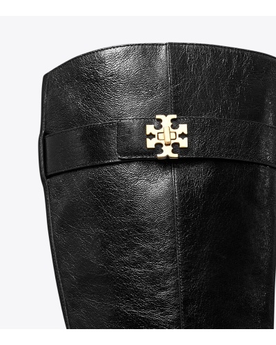 Tory Burch T Lock Riding Boot For Equest In Black