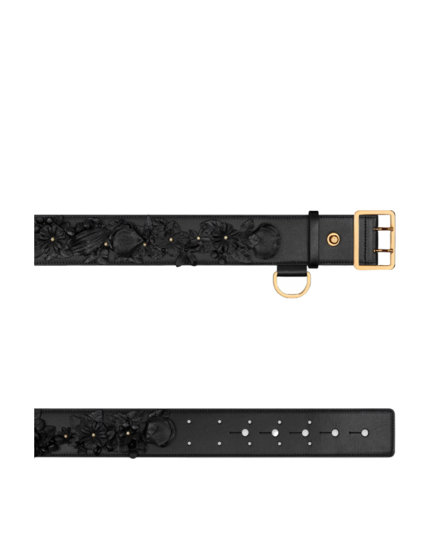 Dior Punk Needle Buckle Belt In Black