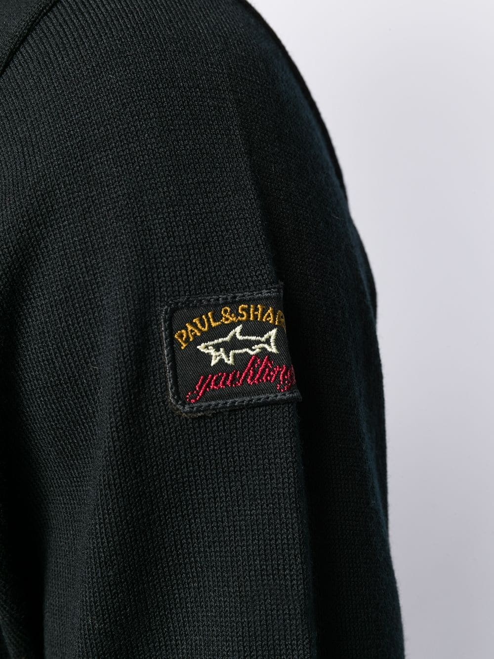 Shop Paul & Shark Sweatshirt With Logo Patch In Black