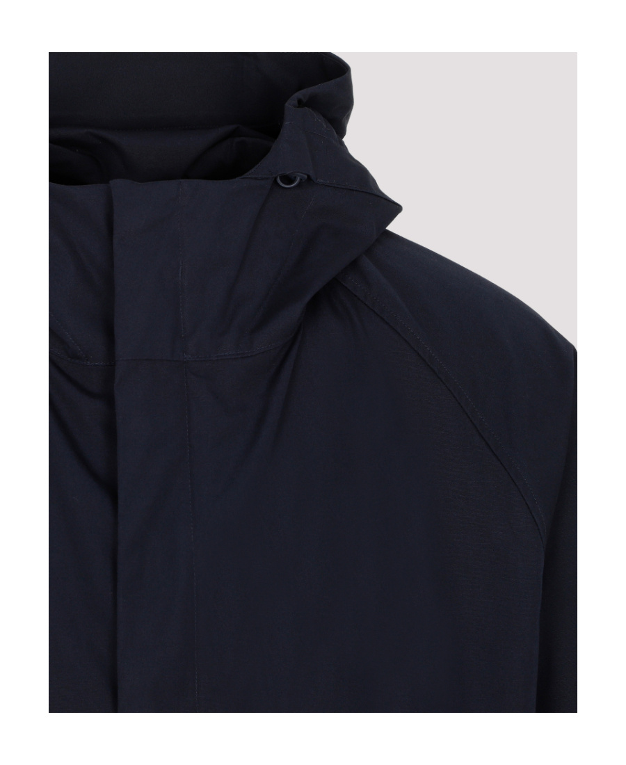 C.p. Company C.p.company Hooded Cotton Jacket In Black