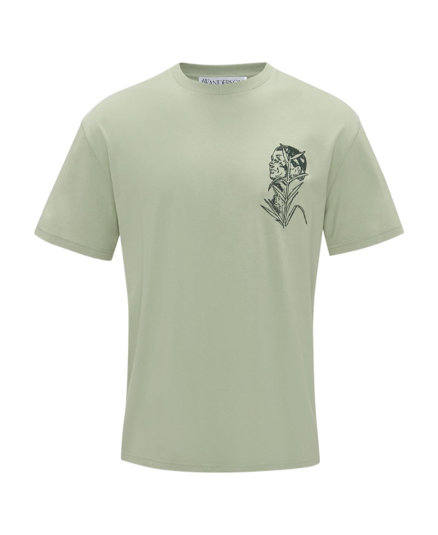 Jw Anderson X Pol Anglada Cotton T-shirt In Nude