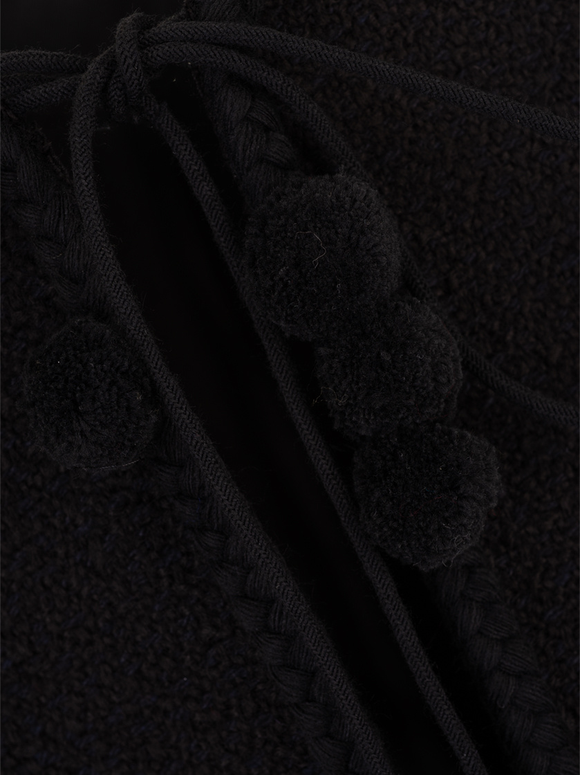 Shop Celine Folk Vest In Braided Wool Tweed