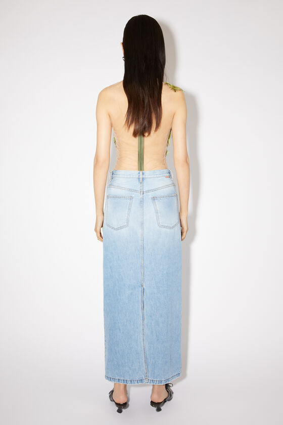 ACNE STUDIOS HIGH-WAISTED DENIM MAXI SKIRT 