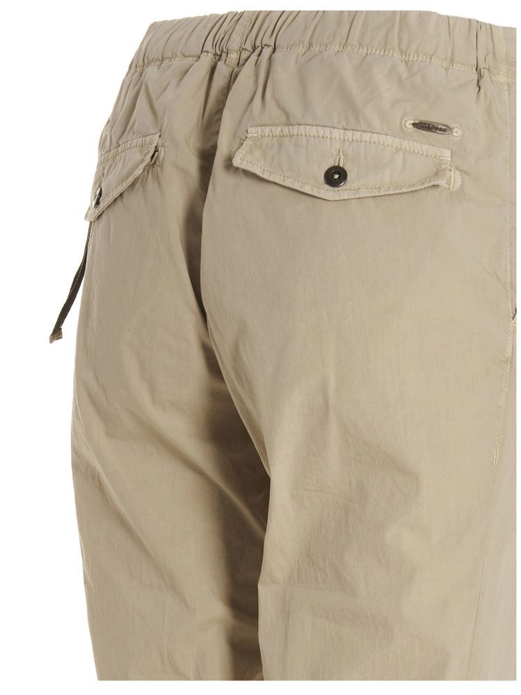 Incotex Drawstring Slim-fit Trousers In Nude