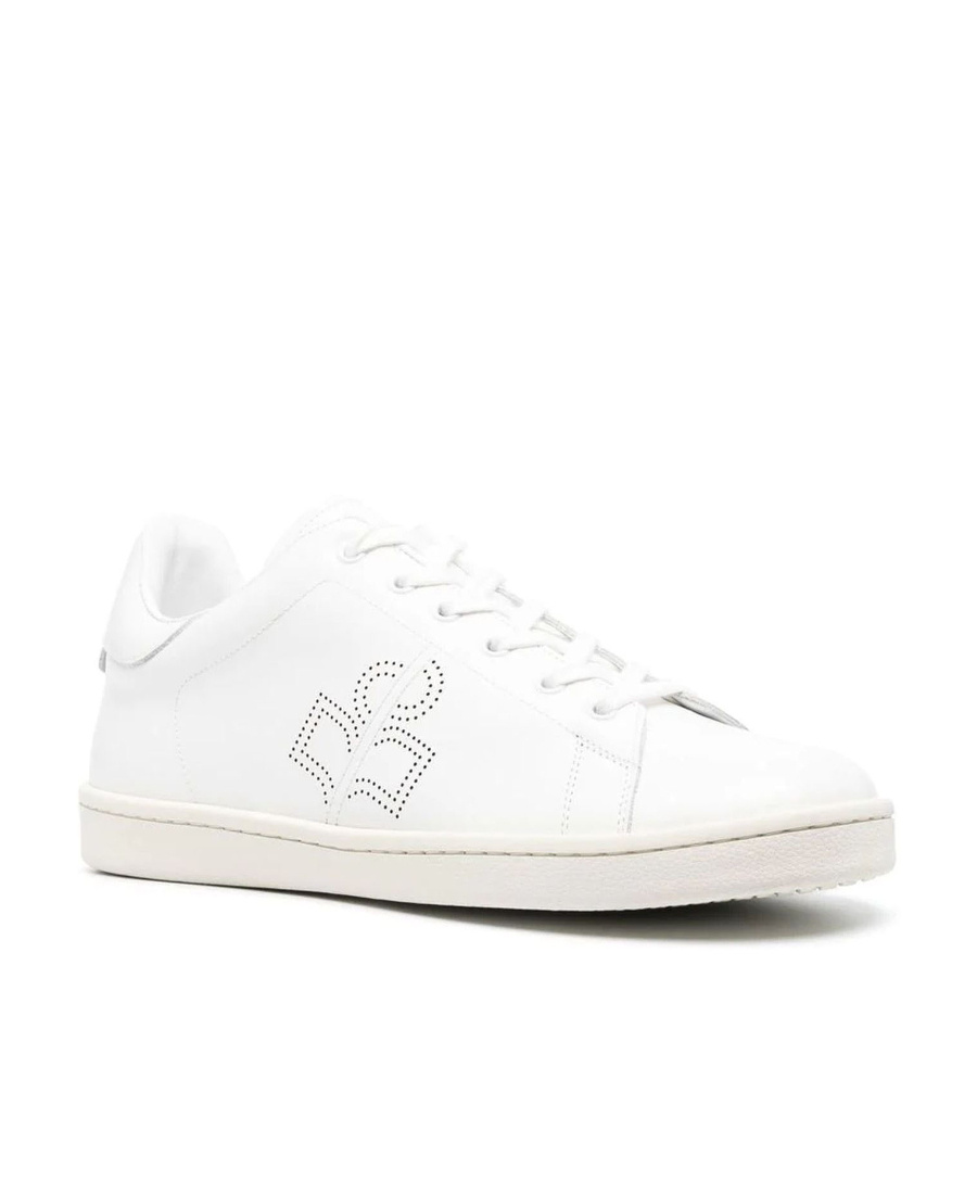Isabel Marant Logo Lace Up Casual Sports Shoes In White