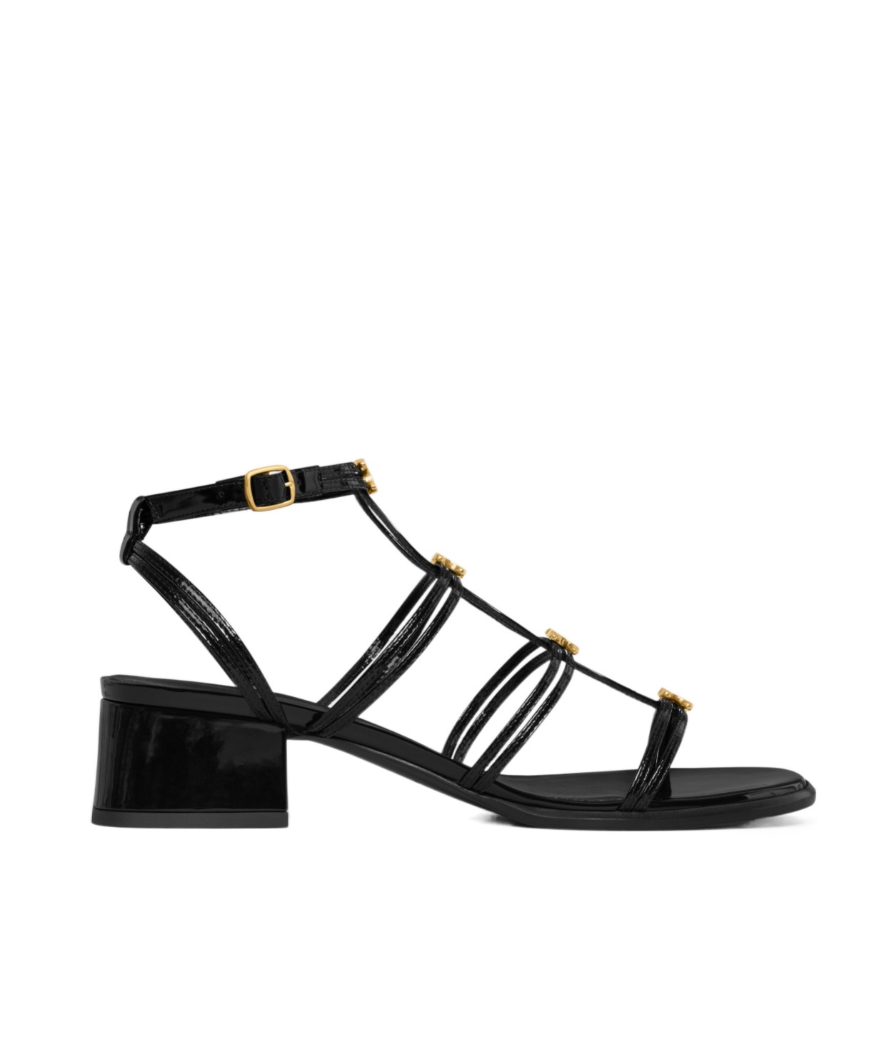 Celine Women Clemence T 40 Sandalo Con Tacco In Black