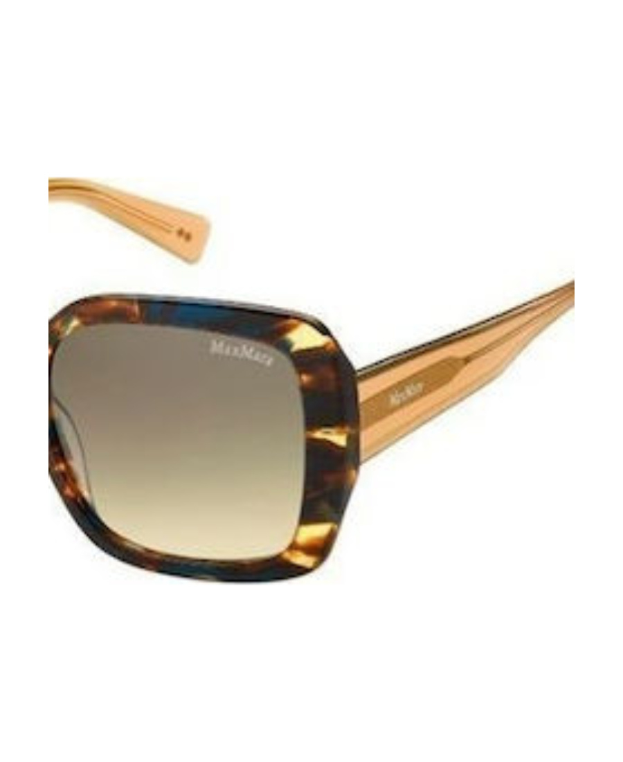 Max Mara Square Sunglasses In Nude