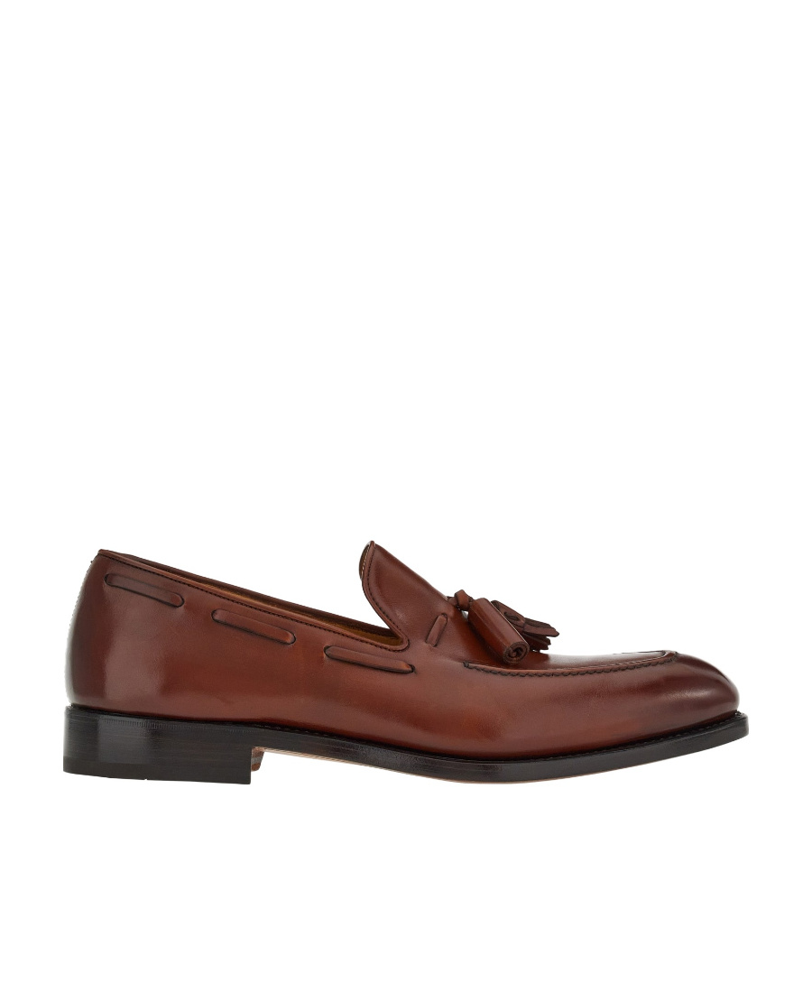 Ferragamo Salvatore Tassels Slip-on Loafers In Brown