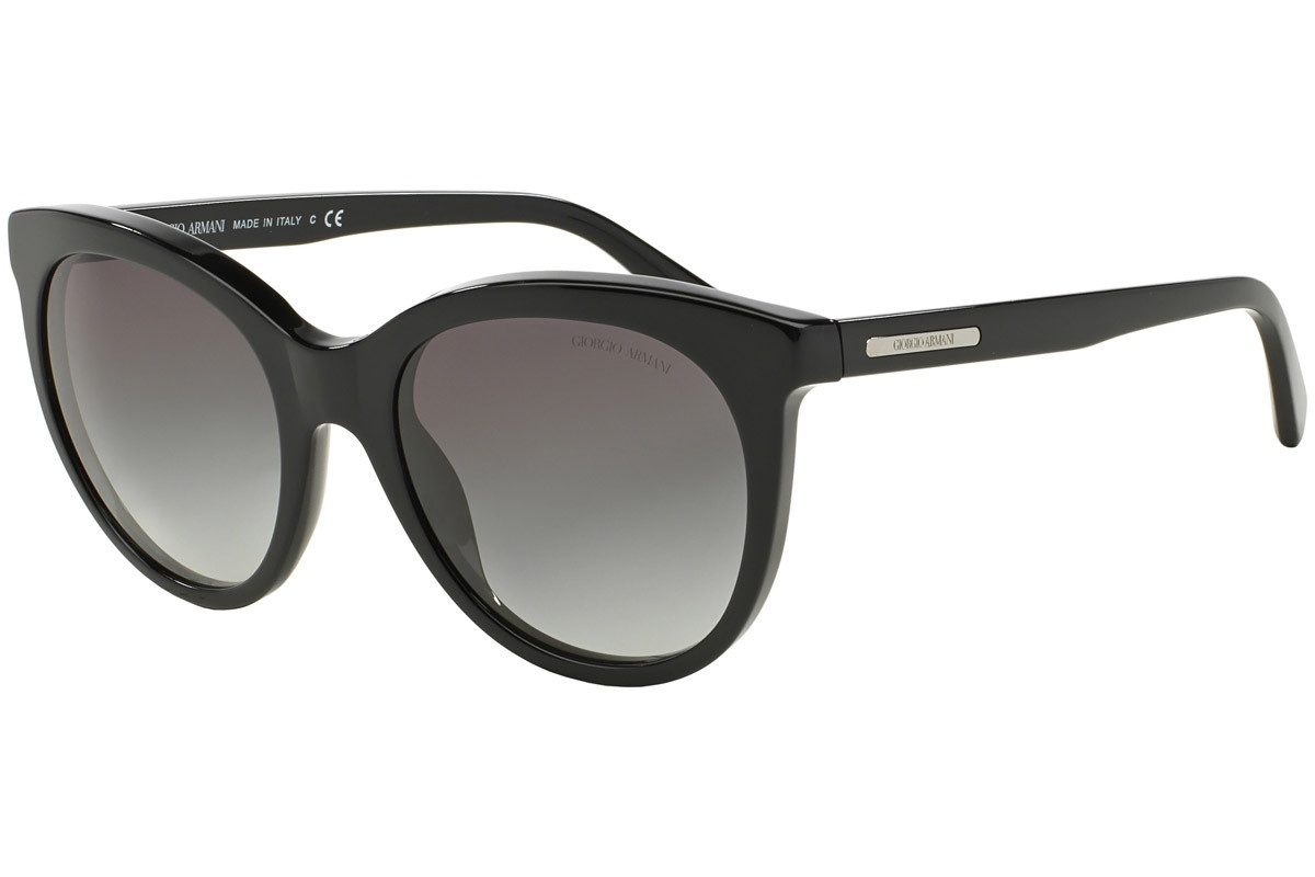 Giorgio Armani Logo Sunglasses In Gray
