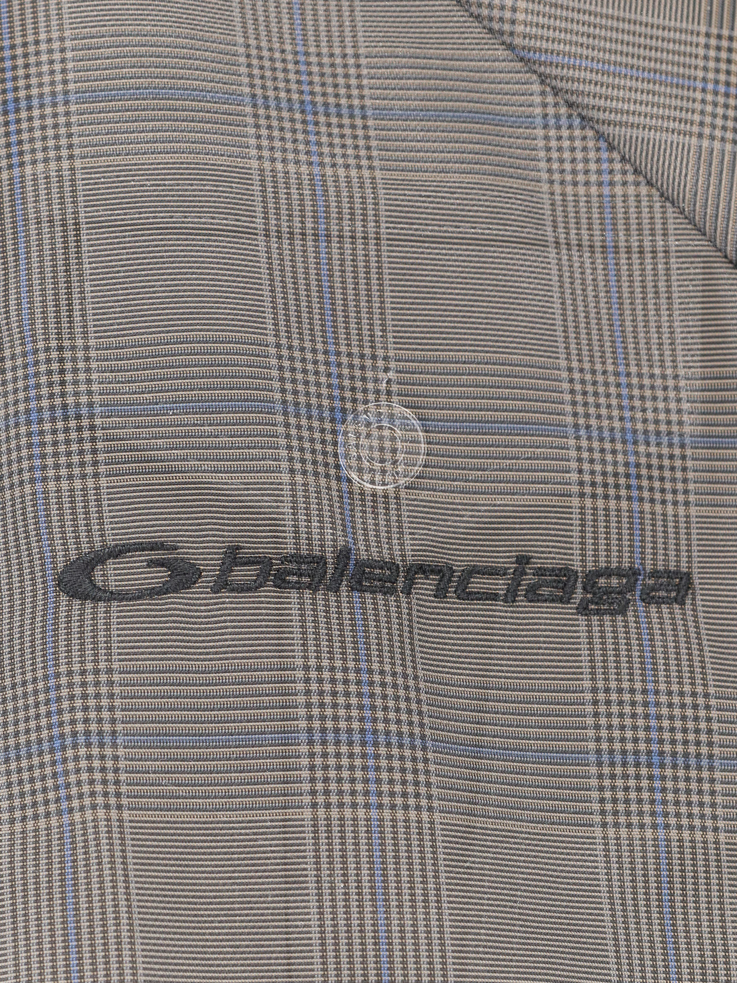 Balenciaga Sporty Jacket With High Collar And Pockets In Gray