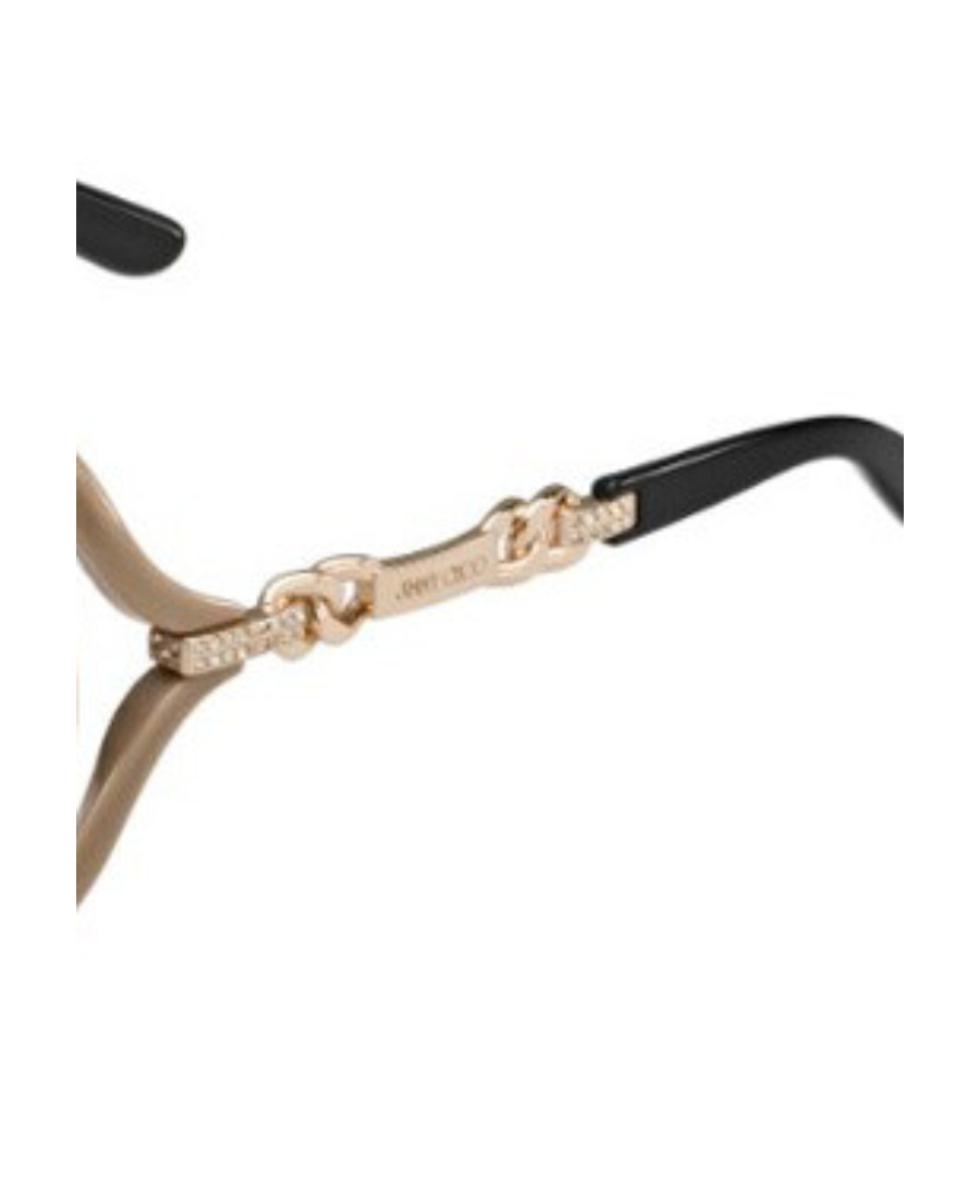 Jimmy Choo Round Sunglasses In Nude