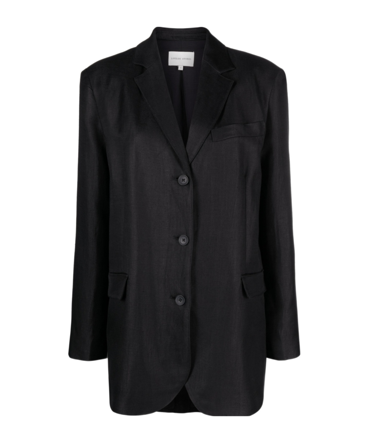 Loulou Studio Single-breasted Virgin-wool Blazer In Black