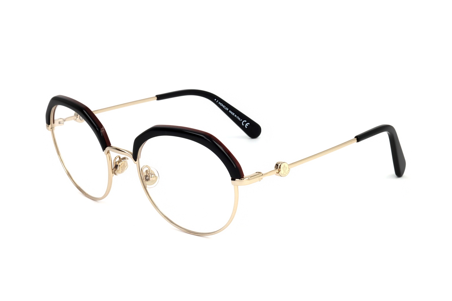 MONCLER ROUND FRAME GLASSES 