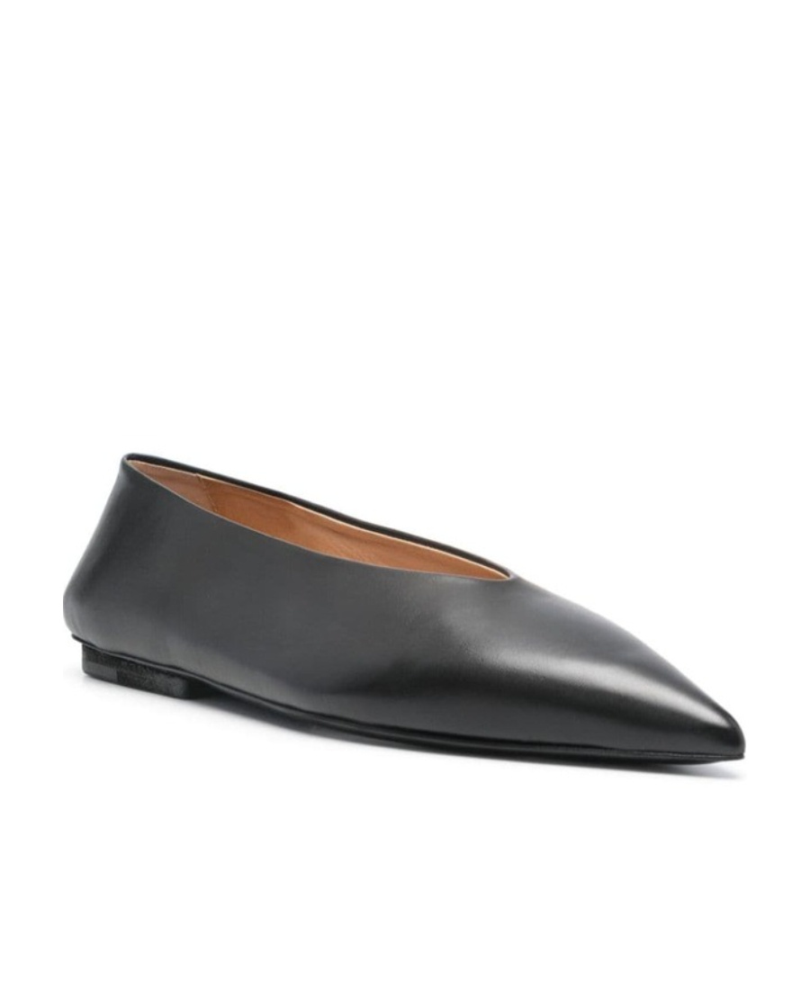 Marsèll Woman Ballet Flats Black Size 8.5 Soft Leather In Black