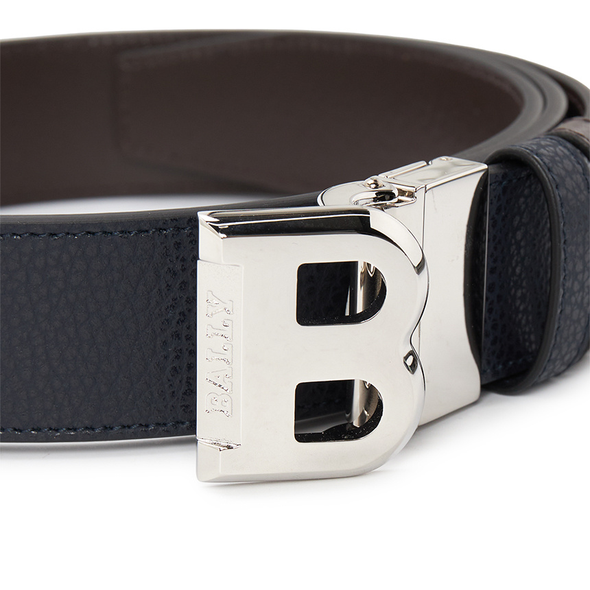 Bally Reversible Belt In Black
