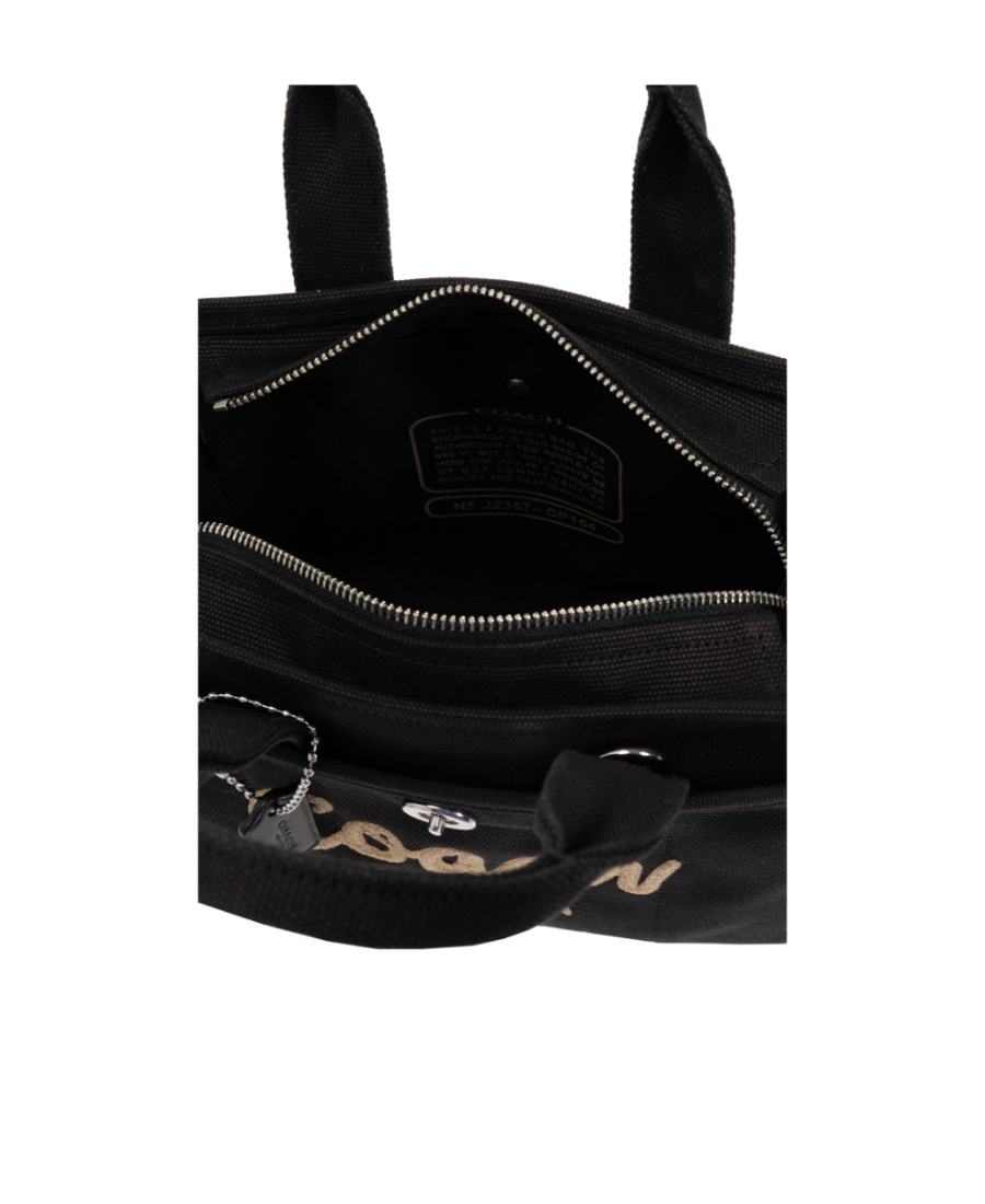 Coach Double Handle Shoulder Bag In Black