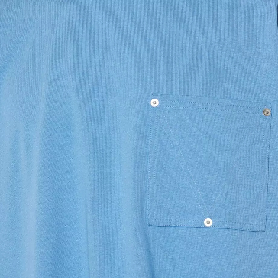 Bottega Veneta Admiral Blue Cotton T-shirt In Blue